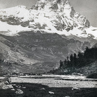 Cervin de Breuil Cervinia par Gabriel Loppé