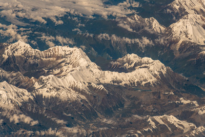 Annapurnas et Dhaulagiri  - ISS056-E-201410
