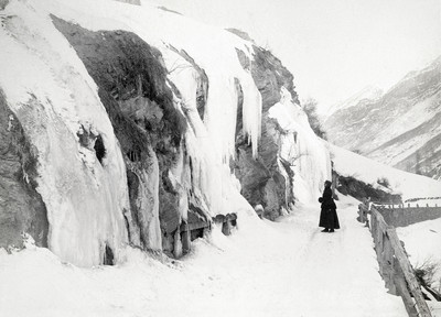 Sur la route de Zermatt par Gabriel Loppé Sur la route de Zermatt par Gabriel Loppé