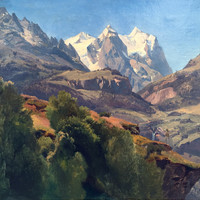 Engelhorn, Wetterhorn, par Johann Gottfried Steffan en 1846