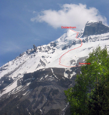 Doldenhorn da Kandersteg Doldenhorn da Kandersteg