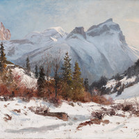 A Gsteig par Gabriel Loppé en 1869