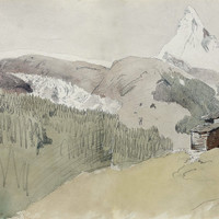 Zermatt par Traugott Schiess en 1861