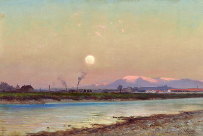 L'Arve vers Genève par Gabriel Loppé L'Arve vers Genève par Gabriel Loppé