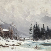 Près de Meiringen par Gabriel Loppé en 1866