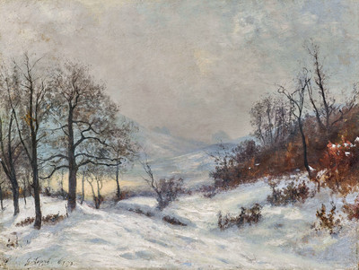 Près du Lac d'Annecy par Gabriel Loppé en 1873 Près du Lac d'Annecy par Gabriel Loppé en 1873