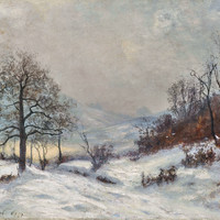 Près du Lac d'Annecy par Gabriel Loppé en 1873