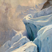 Crevasse de la Jonction par gabriel Loppé