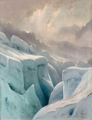 Glacier du Géant par Gabriel Loppé Glacier du Géant par Gabriel Loppé