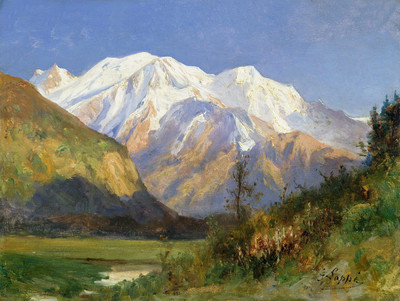 Mont Blanc par Gabriel Loppé Mont Blanc par Gabriel Loppé