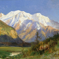 Mont Blanc par Gabriel Loppé