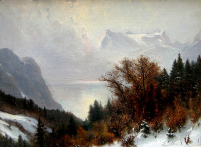 Lac d'Uri par Gabriel Loppé Lac d'Uri par Gabriel Loppé