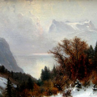 Lac d'Uri par Gabriel Loppé