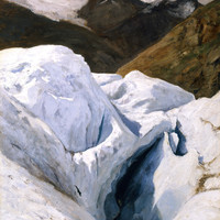 Glacier Gorner par Gabriel Loppé
