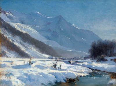 Vallée de Chamonix par Gabriel Loppé Vallée de Chamonix par Gabriel Loppé