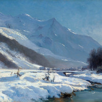 Vallée de Chamonix par Gabriel Loppé