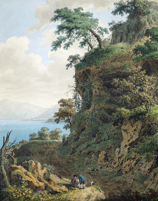 Le Léman à Saint Gingolph par J.A. Linck Le Léman à Saint Gingolph par J.A. Linck