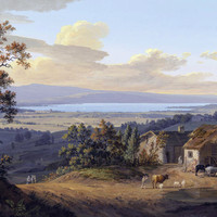 Vue sur le Léman et le Jura par J.A. Linck