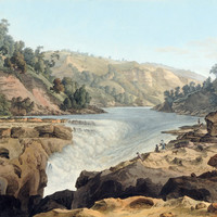 La perte du Rhône par J.A. Linck