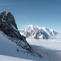 Drus et Mont-Blanc