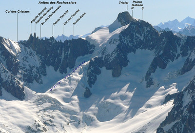 Du côté de la Pointe Isabelle - Versant Talèfre Du côté de la Pointe Isabelle - Versant Talèfre