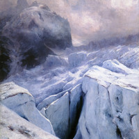 Séracs et crevasses du Géant par Gabriel Loppé