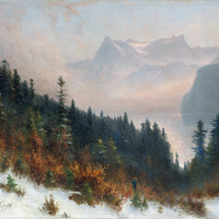 Lac d'Uri par Gabriel Loppé