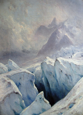 Sur le glacier du Géant par Gabriel Loppé Sur le glacier du Géant par Gabriel Loppé