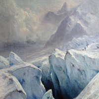 Sur le glacier du Géant par Gabriel Loppé