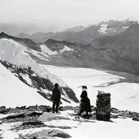 Au dessus de la vallée de Macugnaga par gabriel Loppé