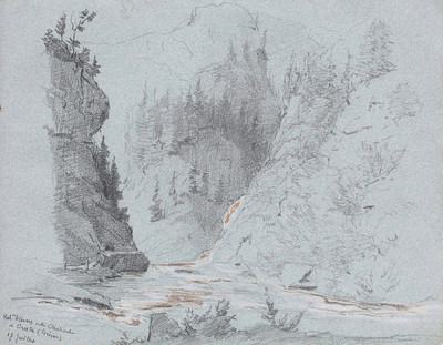Val d'Avers en 1866 par Gabriel Loppé Val d'Avers en 1866 par Gabriel Loppé
