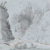 Val d'Avers en 1866 par Gabriel Loppé
