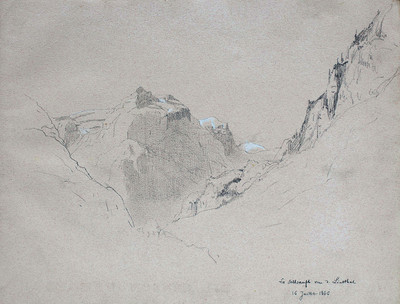 Selbsanft vu du Linthal par Gabriel Loppé Selbsanft vu du Linthal par Gabriel Loppé