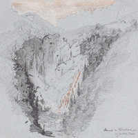 Linthal, Cascade de Fätschbach par Gabriel Loppé