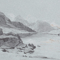 Lac superieur de l’Albula par Gabriel Loppé