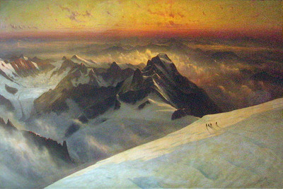 Levant vu du Mont Blanc par Gabriel Loppé Levant vu du Mont Blanc par Gabriel Loppé