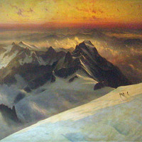 Levant vu du Mont Blanc par Gabriel Loppé