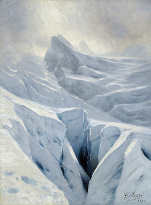 Crevasses de la Jonction par Gabriel Loppé Crevasses de la Jonction par Gabriel Loppé