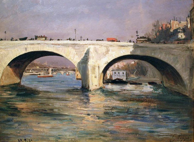 Pont Neuf, lumière comme à la montagne, par Gabriel Loppé en 1889 Pont Neuf, lumière comme à la montagne, par Gabriel Loppé en 1889