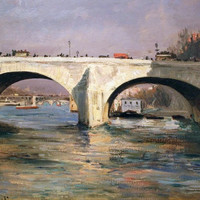 Pont Neuf, lumière comme à la montagne, par Gabriel Loppé en 1889