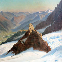 Grands Mulets par Gabriel Loppé