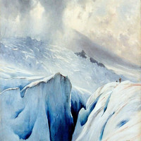 Crevasse par Gabriel Loppé