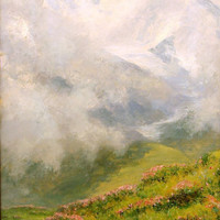 Aiguille du Goûter, Glacier et Aiguille de Bionnassay, par Gabriel Loppé