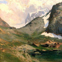 Mont Rose Par Gabriel Loppé