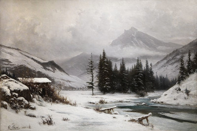 Près de Meiringen II par Gabriel Loppé Près de Meiringen II par Gabriel Loppé