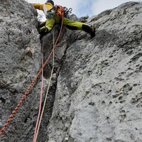 Bruno passe le mur raide au-dessus de R8 : banco, ça sort !