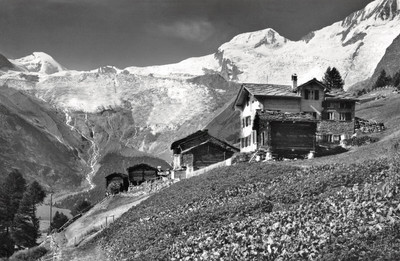 Hohnegg à Saas Fee par Gyger