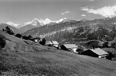 Vue de Beatenberg, alpes bernoises par Gyger