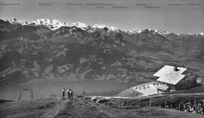 Beatenberg, Berghaus Niederhorn, Thunersee par Gyger