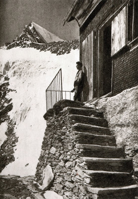 Mischabelhütte et Lenszpitze par Gyger
